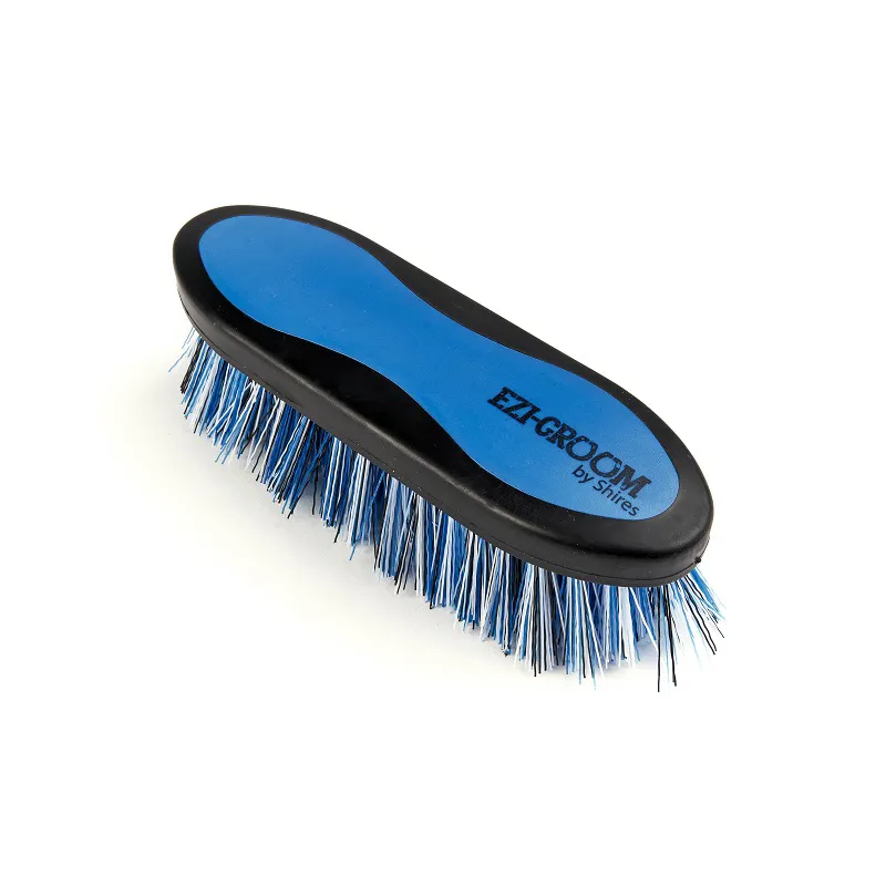 EZI-GROOM Grip Large Dandy Brush in Bright Blue